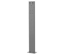 Supporto caricabatterie EV, supporto piedistallo in acciaio resistente per stazione di ricarica per veicoli elettrici esterni, accessorio da pavimento per un supporto sicuro del mucchio del veicolo