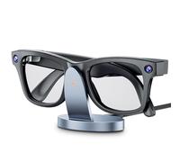 Supporto caricabatterie per occhiali RayBan Meta Smart con display a LED, supporto di ricarica per RayBan Meta Wayfarer/Gen 2, Headliner, Skylar/Gen 2, Oakley HSTN, cavo USB C/A per adattatore