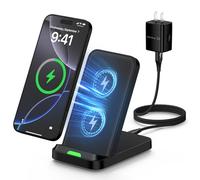 Supporto caricabatterie wireless per Samsung Galaxy S25 Ultra Plus S24 S23 FE S22 S21, Motorola Desk Android Phone stazione di ricarica wireless veloce per Moto Razr Plus/Edge/G Stylus Power 2024