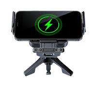 Supporto caricatore per cellulare da auto - Base di fissaggio automatica girevole a 90° - Supporto pieghevole per telefono con schermo | Per viaggi su strada, berline, SUV, camion, monoovolume e