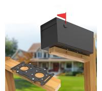 Supporto cassetta postale resistente per pali 4x4 in legno o cavi facile install