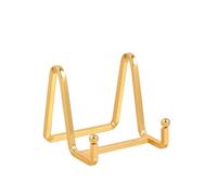 Supporto Cavalletto Espositore Porta Piatti - Supporti Piatti da Esposizione - 3 Pollici Cavalletti per Tavolo - 4 pz di Espositori in Ferro per Piatto Decorativo | Foto | Cornice | Libri - Oro