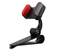 Supporto Cellulare Auto a Clip per Visiera Solare, Rotazione 360° | GPS e Navigazione a Mani Libere, Regolazione Facile Dell’Angolo, PC Resistente, Non Lascia Segni
