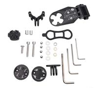 Supporto Ciclocomputer Alluminio Esteso per Garmin per bryton | Lega alluminio leggera, design esteso, compatibile per garmin per bryton per cateye, angolo ottimale