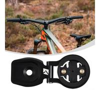 Supporto Ciclocomputer per garmin per top Cap Lega Alluminio | Lega alluminio robusta, compatibile per garmin Edge, montaggio su tappo sterzo, nero opaco, uso stradale