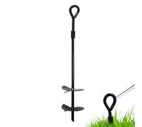 Supporto Clip Guanti - Morsetti a metà regolabile | Centro di trampolino a vite | Ancora Terra in Ghisa per baldacchino all'aperto | Suti