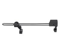 Supporto Clip Morsetto per Microfono Strumenti su Chitarra Basso Ukulele Nero