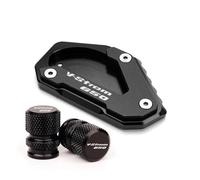 Supporto CNC Per Moto Supporto Laterale Per Piede Piastra Estensione Copertura Valvola Pneumatico Per Suzuki Per V-STROM 650/XT 650 DL650(Style 6)