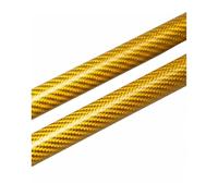supporto cofano telescopico Ammortizzatori Cofano Per Buick Modify Asta Supporto Cofano Anteriore Ammortizzatore Molla A Gas Supporto sollevamento cofano(Yellow Carbon Fiber)