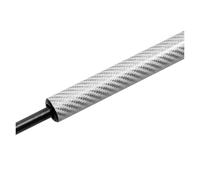 supporto cofano telescopico Per Skoda Per Octavia Per 1Z 2004-2013 Modificare Ascensore Supporto Anteriore Cappuccio Modificare Struts Molla Cilindro Supporto sollevamento cofano(Carbon Fiber Silver)