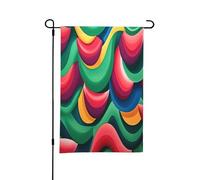 Supporto colorato per bandiera da giardino primaverile, decorazione pasquale per esterni, resistente alle intemperie, perfetto per cortile e giardino