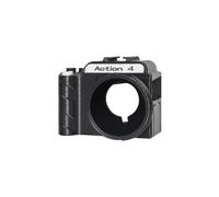 Supporto combo per fotocamera DJI Action 5pro/4/3, impugnatura per fotocamera e filtro UV+copriobiettivo+cinturino da polso accessori (action 5pro nero)