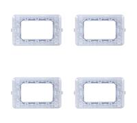 Supporto Compatibile Con Bticino Matix 4 Moduli, Telaio Supporto Per Scatola 502 503 504 506 (Set da 10/4 pezzi)