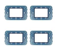 Supporto Compatibile Con Vimar Arke, Supporto Per Scatola 502 503 504 507 (4, 3 Moduli/Posti)