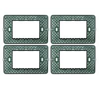 Supporto Compatibile Con Vimar Plana, Supporto Per Scatola 502 503 504 507 (4, 3 Moduli/Posti)