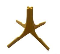 Supporto compatto e pieghevole per tromba a quattro gambe che offre ai musicisti un supporto sicuro e trasportabile (giallo)
