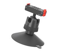 Supporto compatto in silicone a ventosa per Action 4/3 Vlog Telecamere Testa a sfera girevole Durabilità Costruzione in alluminio Supporto Base per riprese