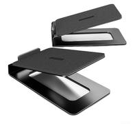 Supporto compatto per altoparlanti in metallo con inclinazione di 16 gradi per woofer da 3 a 6 pollici, supporta 10 kg per l'installazione della scrivania in disordine