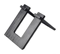 Supporto compatto per bici da 25,4 cm e 30,5 cm, struttura in PVC che facilita l'implementazione affidabile a lungo termine (nero)