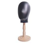 Supporto compatto per cappelli con supporto in plastica e base in legno per una stabile organizzazione di accessori, facile da montare con base in legno