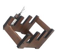 Supporto compatto per chitarra, per riporre in modo sicuro più strumenti, il rivestimento morbido previene i danni e lo spazio è efficiente per uso domestico, espositore a 3 strati per l'ordinamento