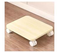 Supporto compatto per stampante con ruote bloccabili sotto la scrivania, carrello per stampante, per casa e ufficio, beige (B45 x 30), design salvaspazio