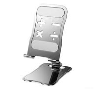 Supporto compatto pieghevole in metallo per iPad, tablet, tavolo, contatore vivavoce, supporto in lega (girevole)