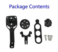 Supporto computer bicicletta per Garmin e con clip lampada e supporto fot