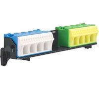 Supporto con 2 x 18 morsetti PE/N, QuickConnect HAGER FZ382