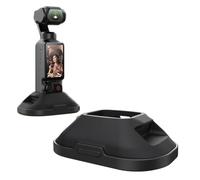 Supporto con base a sgancio rapido rimovibile fotocamera con gimbal per DJI Pocket 3/4/4 Pro: supporto da auto in silicone, supporto da scrivania, treppiede per vlog, accessorio con adesivo resistente