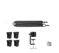 Supporto con braccio for microfono a 360° con adattatori 3/8 5/8 | Design ruotabile, supporto for microfono incluso, pacchetto completo di accessori(Mic Stand black)