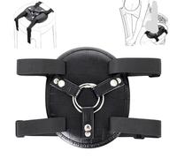 Supporto con Cinghie per Dildo con Ventosa - Base di Fissaggio Regolabile per Mobili, Coscia, Sedia o Cuscino, Accessorio Strap On per Gioco Solo o di Coppia, Compatibile con Dildo Piccoli e Grandi