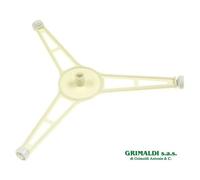 SUPPORTO CON RUOTE PER PIATTO FORNO A MICROONDE WHIRLPOOL 482000007844 ORIGINALE