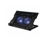 iggual Base di raffreddamento per notebook RP2V17A fino a 17" - 2 ventole, 4 posizioni, 2 porte USB