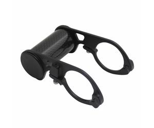 Supporto contachilometri in carbonio per manubrio da 31,8 mm nero 32g (larghezza