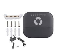 Supporto controller irrigatore intelligente per Tuya WiFi Timer irrigazione a 6 zone Meteo di irrigazione intelligente Controllo remoto SH-07Z6 Nero