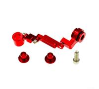 Supporto Coppa Olio Freno 42x33x75mm Nero Supporto Coppa Olio | Alluminio CNC, design regolabile, montaggio multi-angolo, per moto, resistenza duratura(Red)