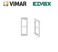 SUPPORTO + CORNICE ELVOX 2 MODULO PIXEL GRIGIO 41132.01