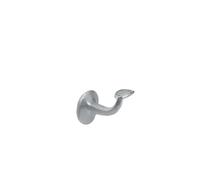 Supporto corrimano base concava in ottone cromato Cromato