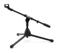 SUPPORTO CORTO PER MICROFONO MCA49 BK BRACCIO DA BASE TREPPIEDE SINGOLO