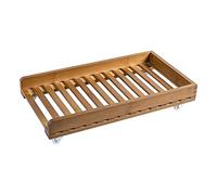 Supporto CPU Pc Bracket host Mobile. processore Supporto con cornice a tre lati Desktop Case Host Case Stand con 4 ruote a castello Adatto alla maggior parte del PC Supporto torre PC (Color : 2)