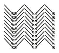 Supporto Cravatta Cartolina - 12.5x0.5cm Organizer Supporto Tirolese | Strumento Di Organizzazione Del Cablaggio Heavy Duty | Strumento Di Combinazione Del Cavo Da 50 Pezzi Strumento