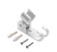 Supporto cromato per soffione doccia con staffa ad angolo regolabile per asta portatile da 19-25 mm