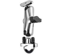 SUPPORTO CROMATO RAM MOUNTS RAM-B-149CHU per MANUBRIO MOTO MOTOCICLETTA HARLEY