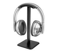 Supporto Cuffie Porta Cuffie Da Scrivania Porta Cuffie Gaming Stand Cuffie Per Tutte Le Dimensioni Di Cuffie Cuffie Over-Ear E Cuffie Da Gioco Adatto Per Tavolo | Nero