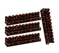Supporto curvo per mahjong con cursore, 4 supporti antiscivolo con cursori magnetici, supporto per mahjong curvo in acrilico, per casa, vacanze, tavolo da gioco, feste, estate, attività all'aperto