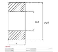 Supporto/Cuscinetto ABE9069S AS-PL