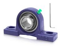 Supporto Cuscinetto UCP 206, Cuscinetti a Sfera con Supporto con Autoallineante in Ghisa, Cuscinetti con Staffa Fissaggio, per Stampanti 3D, Ingranaggi, Nastri Trasportatori