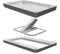 Supporto Custodia per SainSmart 20x4 LCD Display I2C Stampato 3D Base