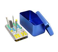 Supporto custodia per scatola per disinfezione autoclavabile Earlywish per foderi endodontici 60 fori